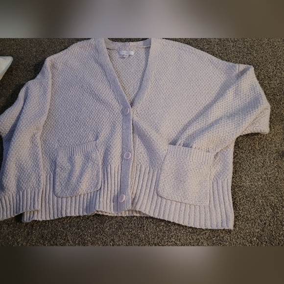 LC Lauren Conrad Sweaters - LC Lauren Conrad Lavender Knit Sweater